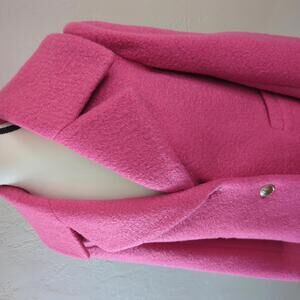 Barbie Pink Wool Blend Coat (S)